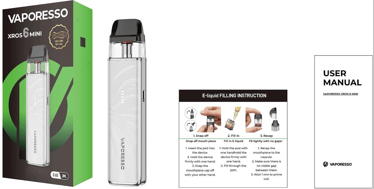 Vaporesso Xros 6 Mini Pod Kit