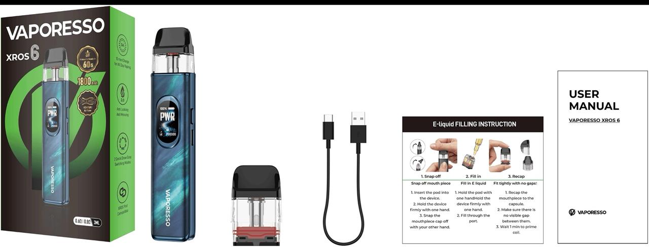 Vaporesso Xros 6 Mini Pod Kit
